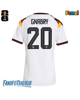 Germania Serge Gnabry #20 Echipament de Fotbal Replică Mondial 2026 Femei Acasa